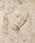 Rogier van der Weyden Head of the Madonna painting
